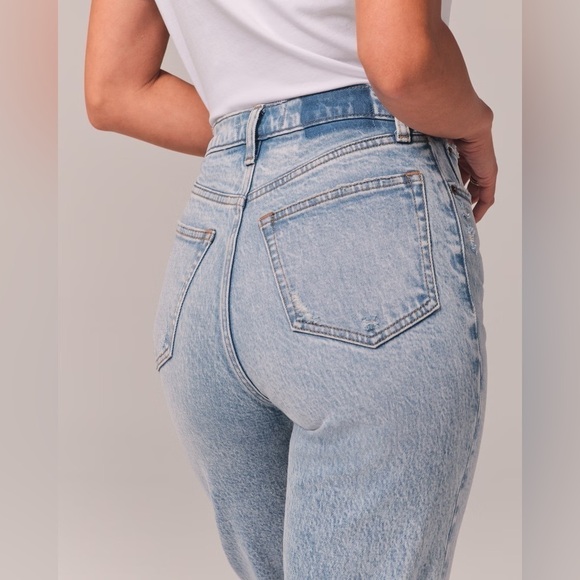 Abercrombie & Fitch The 90s Slim Straight Ultra  High Rise 26 - Picture 1 of 6